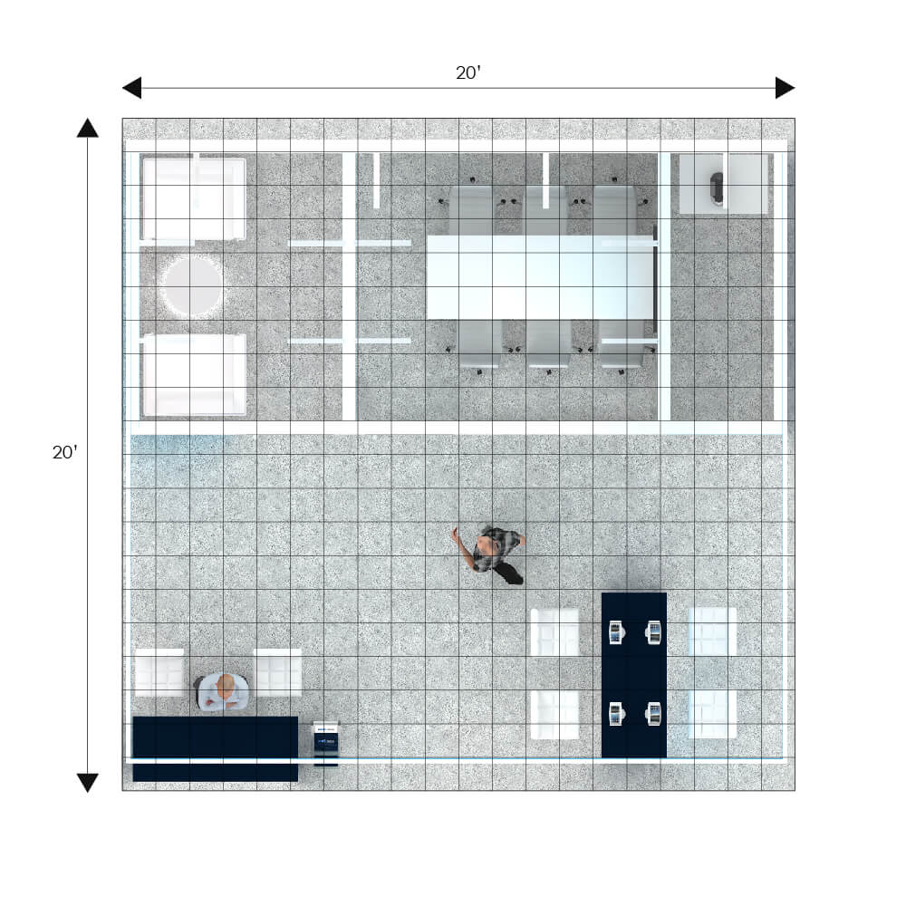 20x20 booth rental YRLU2020 125 - image11