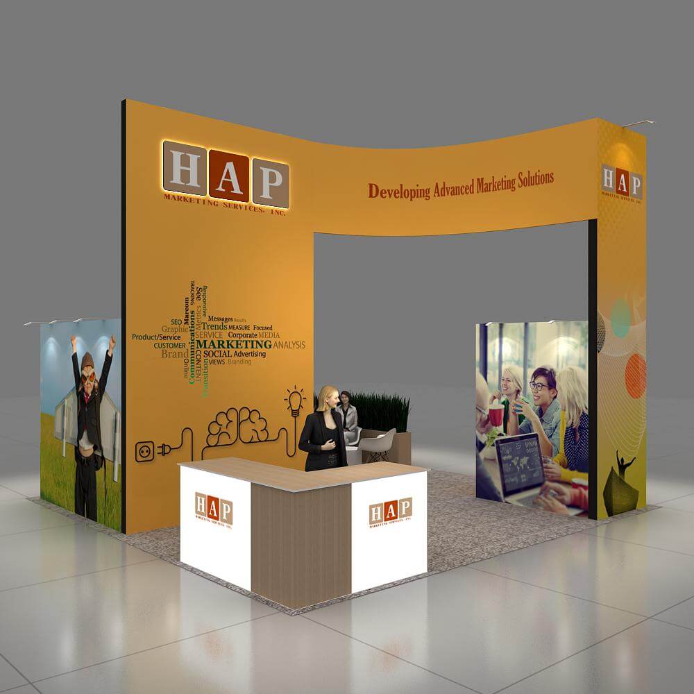 20x20 booth rental YRLU2020 28 - image1