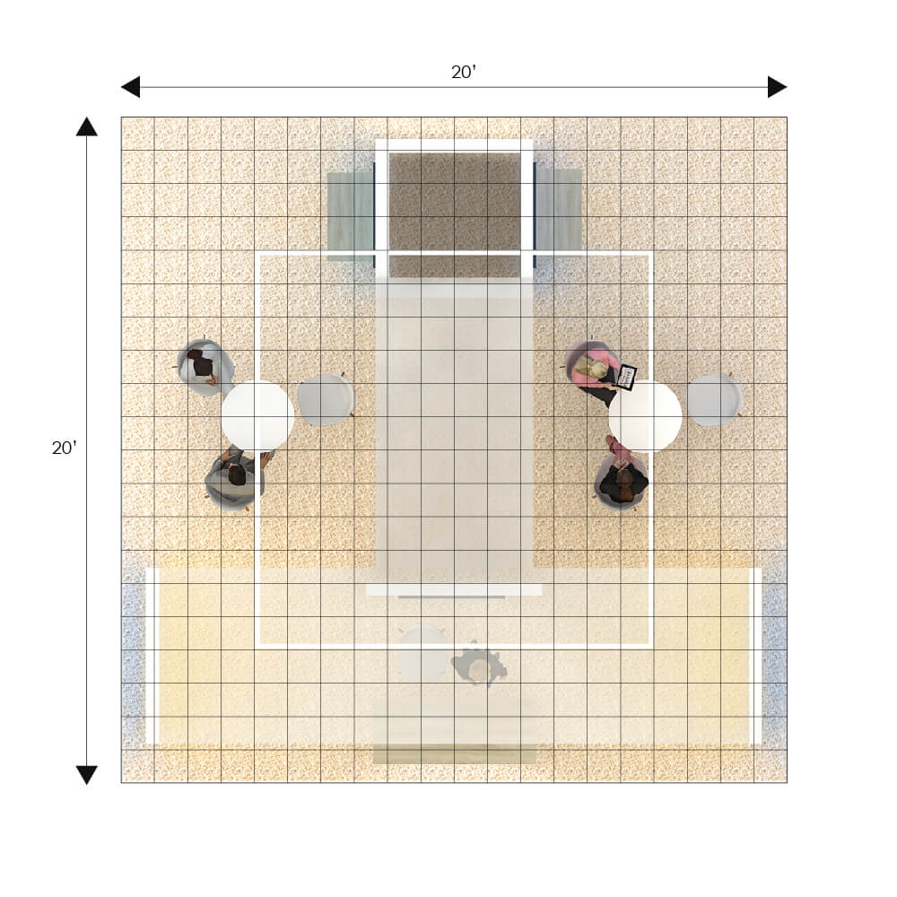 20x20 booth rental STL2020 04 - image13