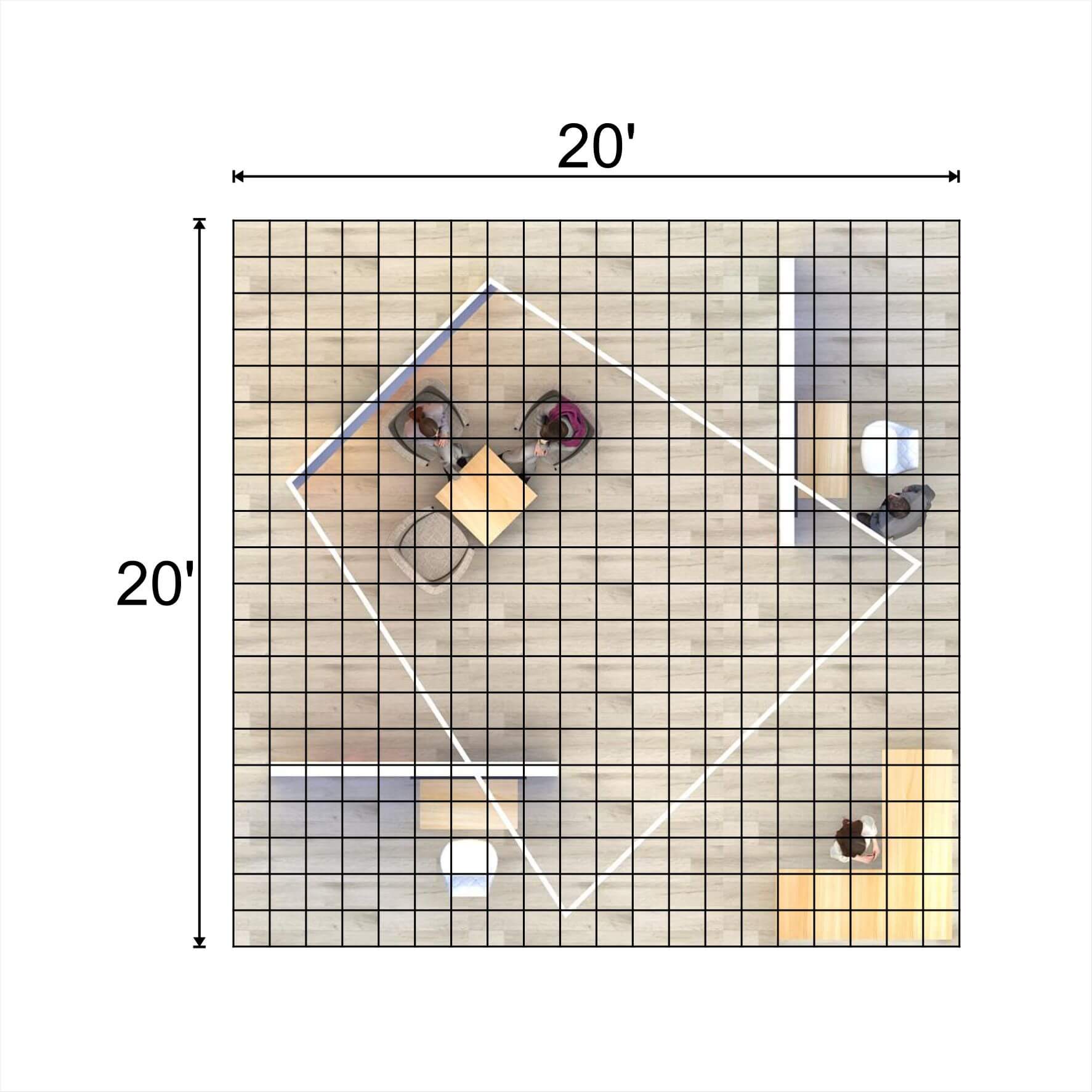 20x20 booth rental GRLE2020 13 - image9