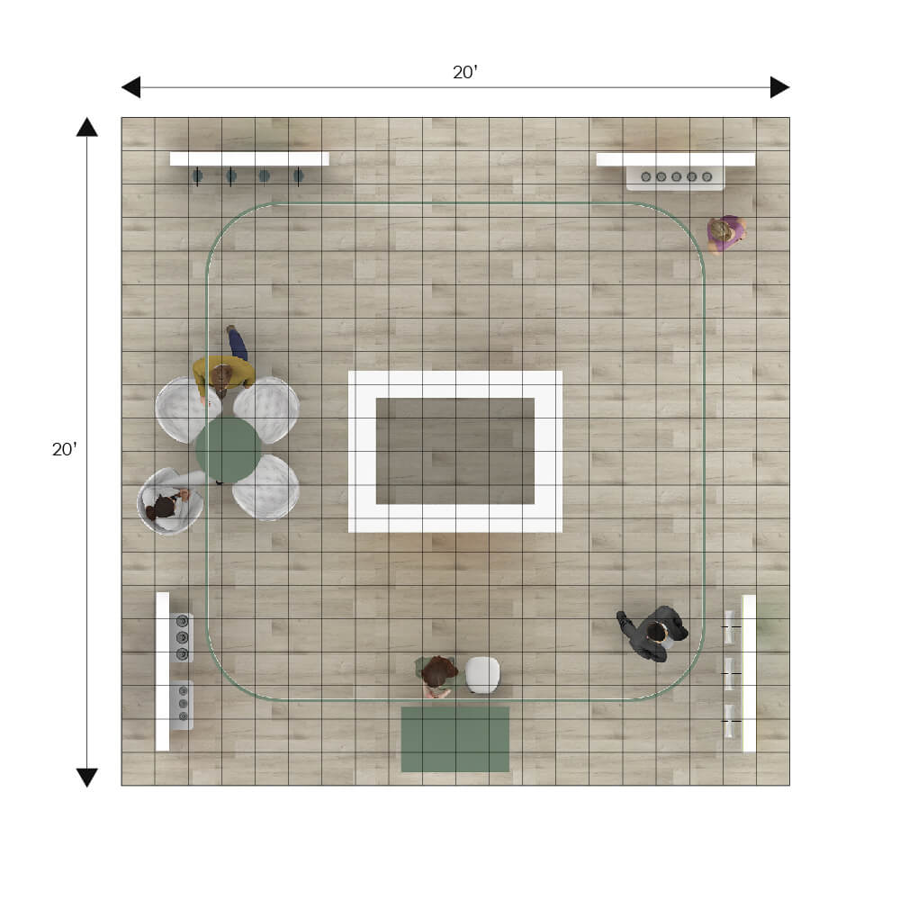 20x20 booth rental YRLU2020 343 - image14