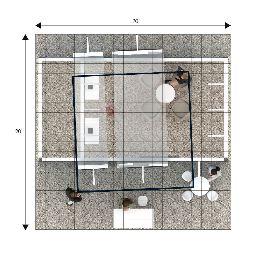 20x20 booth rental GRLU2020 66 - image13