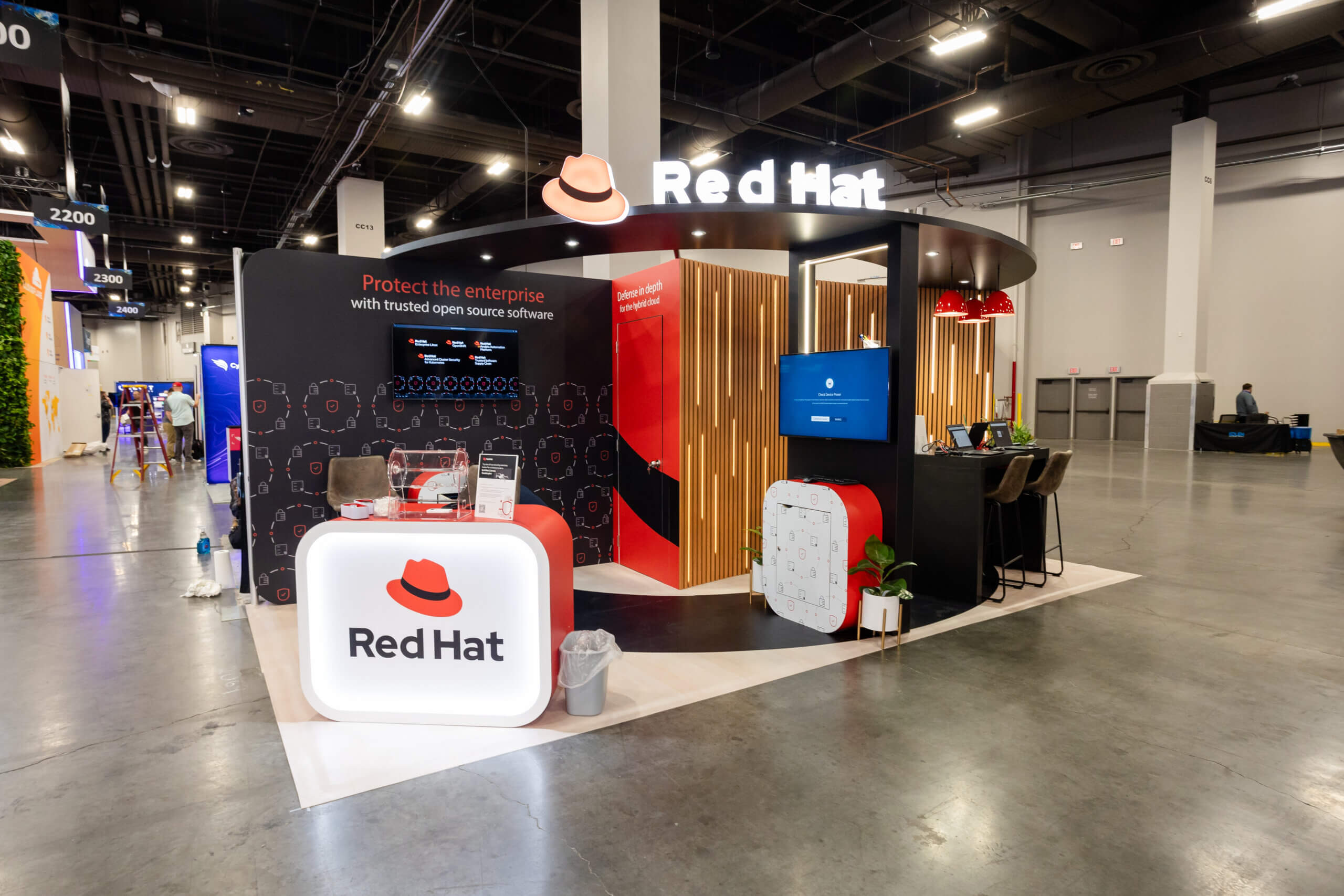 Red Hat's at AWS re:Invent with a demand-driving booth rental