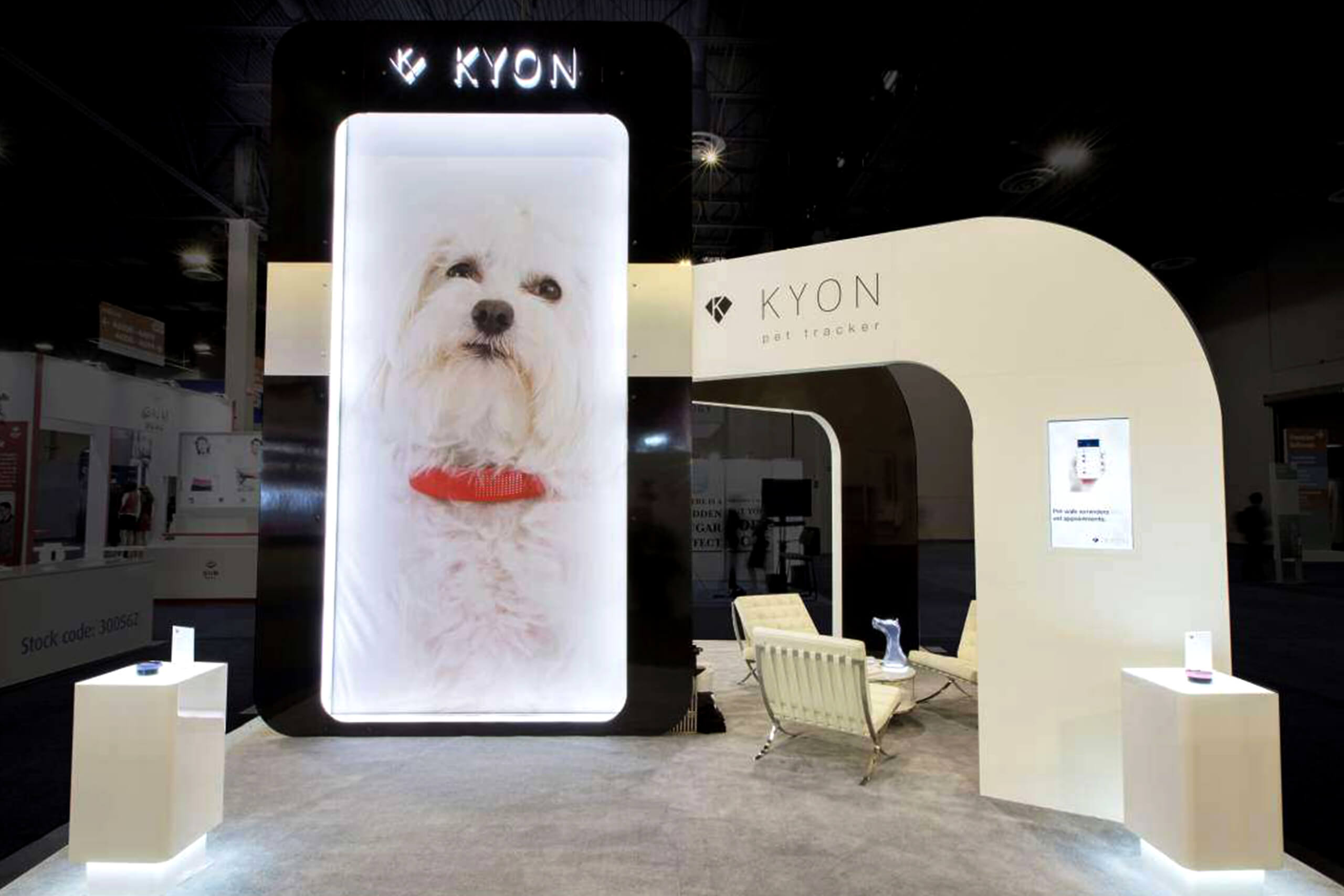 Kyon's captivating booth at CES