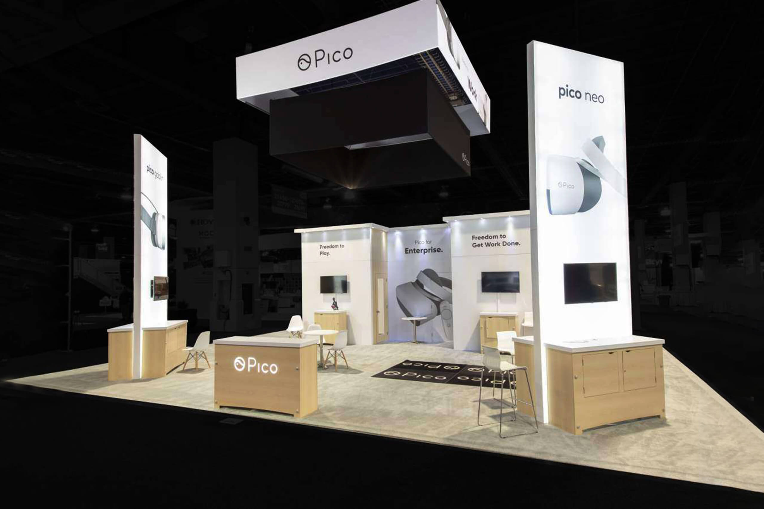 Pico Interactive’s attention-grabbing 400 sq. ft. trade show booth at CES
