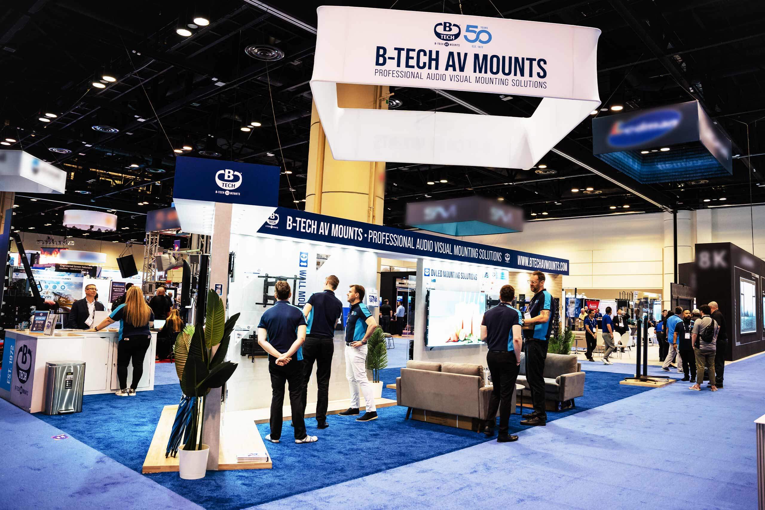 B-Tech AV 20x40 trade show booth rental at InfoComm
