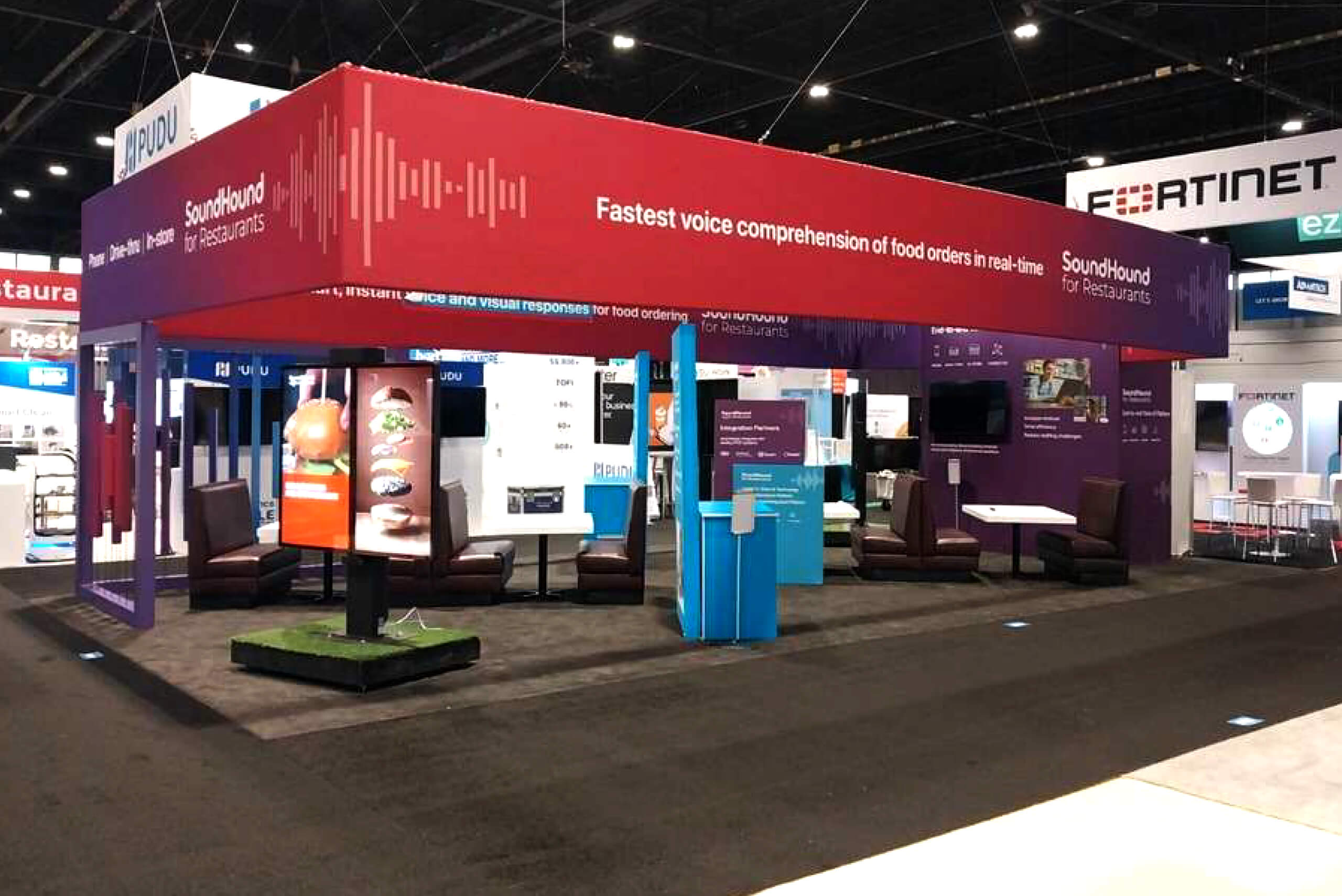 SoundHound 20x40 exhibit rentals at NRA Show