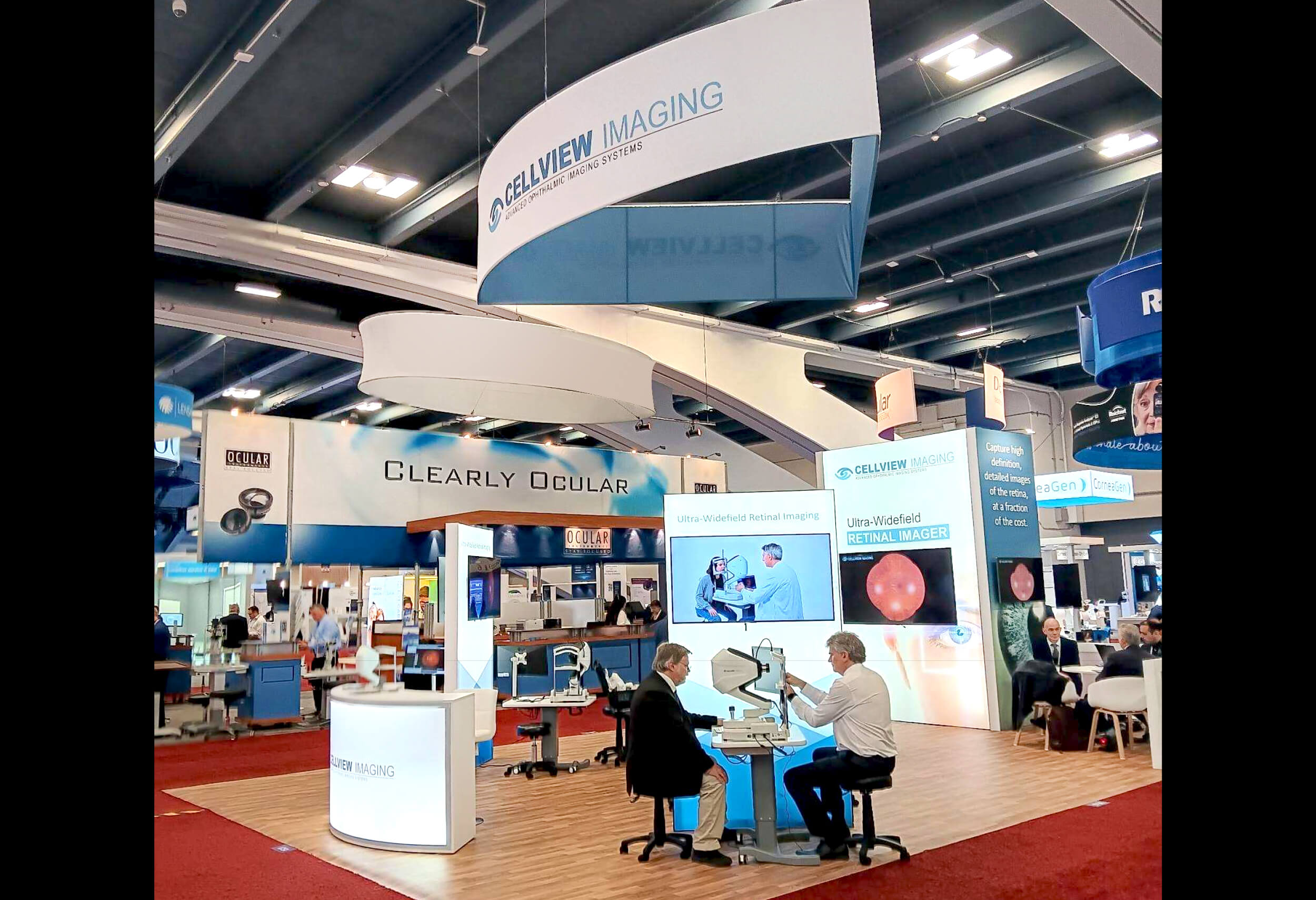 Cellview Imaging Inc 20x30 trade show booth rentals at AAO show