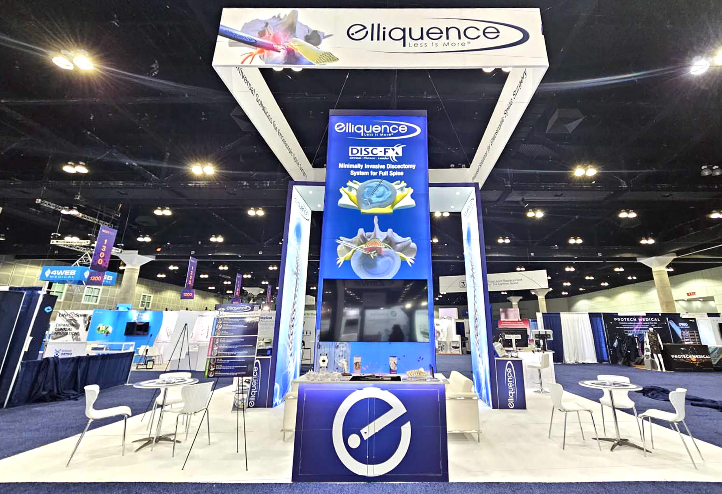 Elliquence 20x30 trade show booth rentals at NASS, Los Angeles