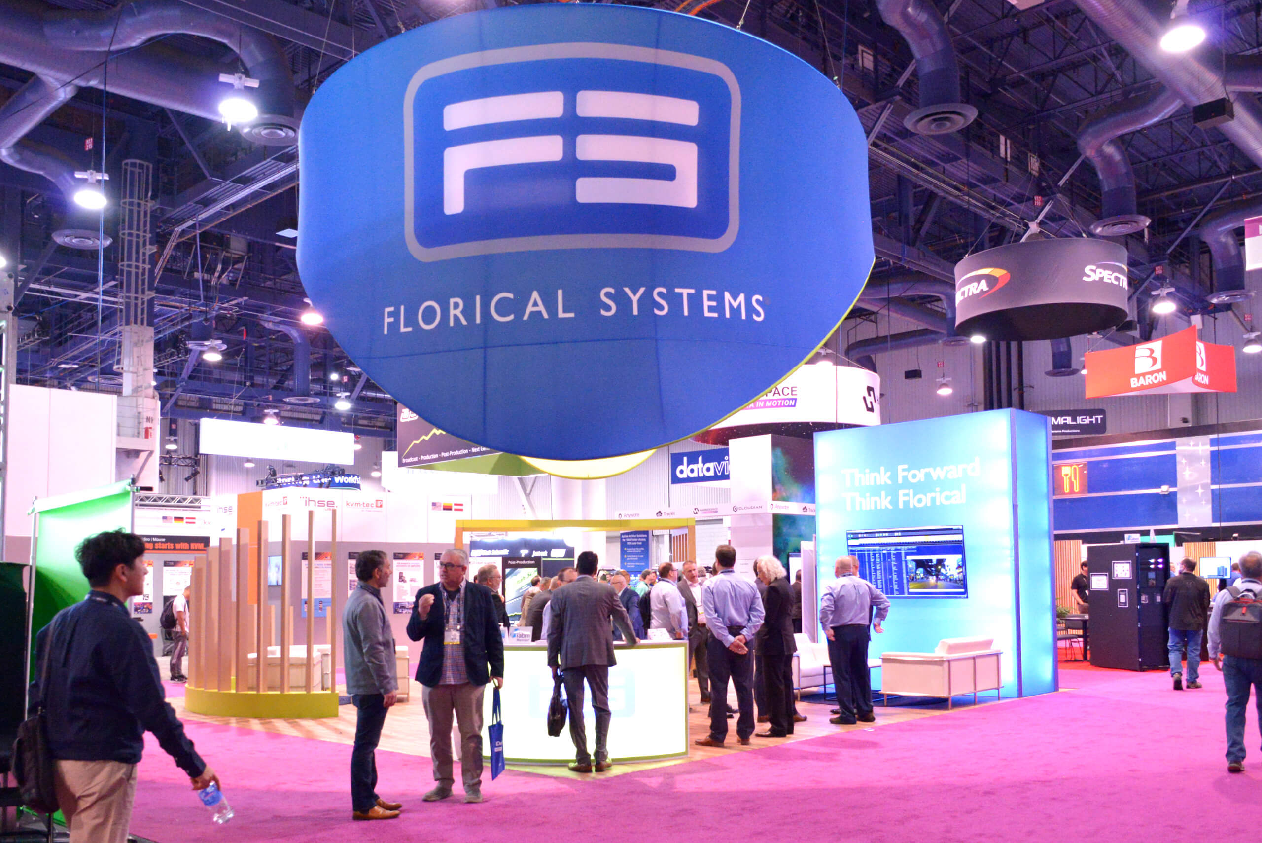 Florical Systems 30x30 trade show exhibit rentals at NAB show