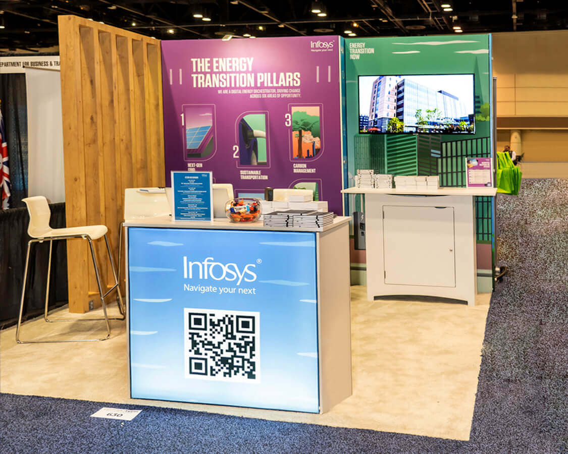 10x10 Trade Show Booth Rental AT Distributech Show, 