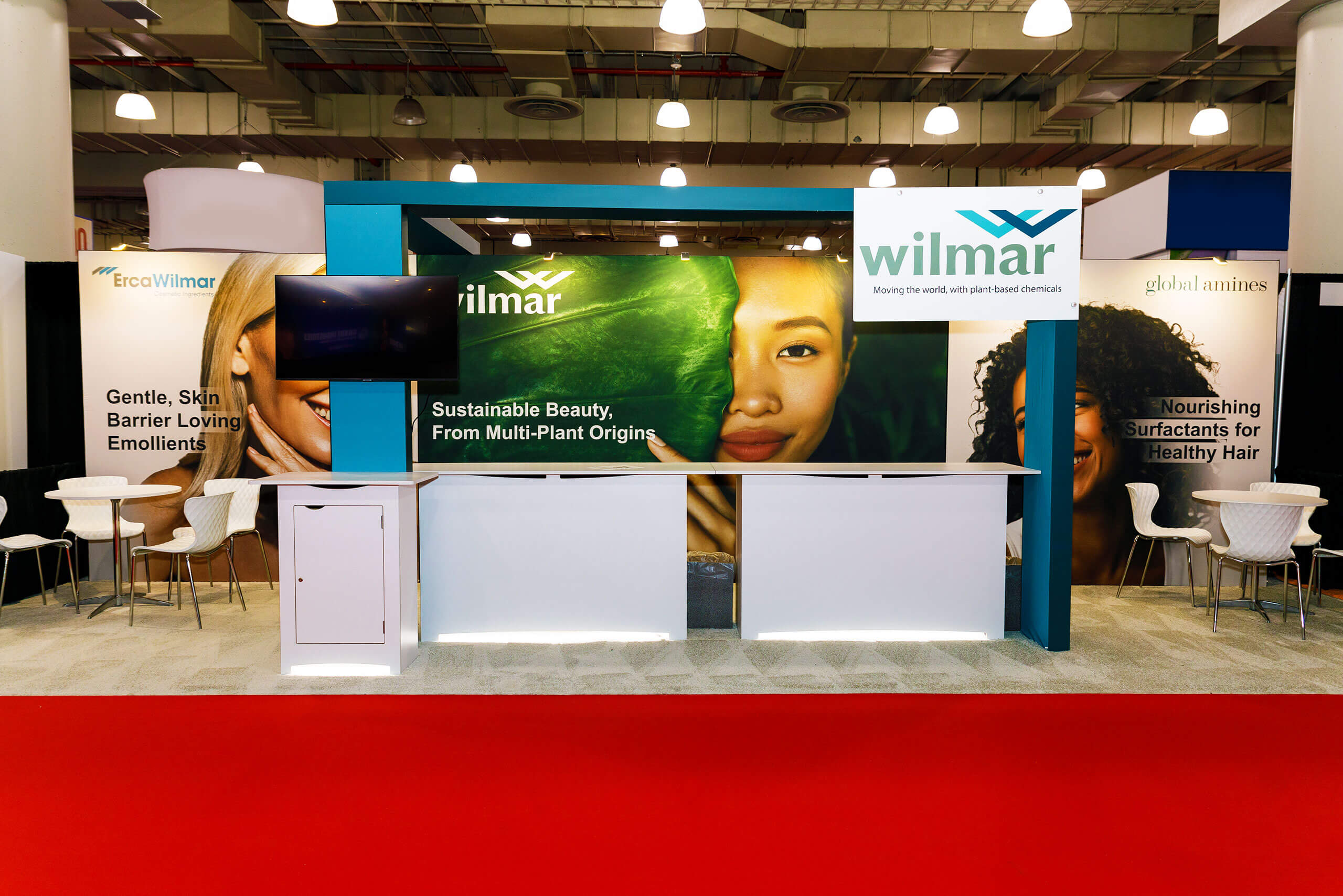 Wilmar 10x20 trade show booth exhibit rentals at NYSCC Suppliers Day