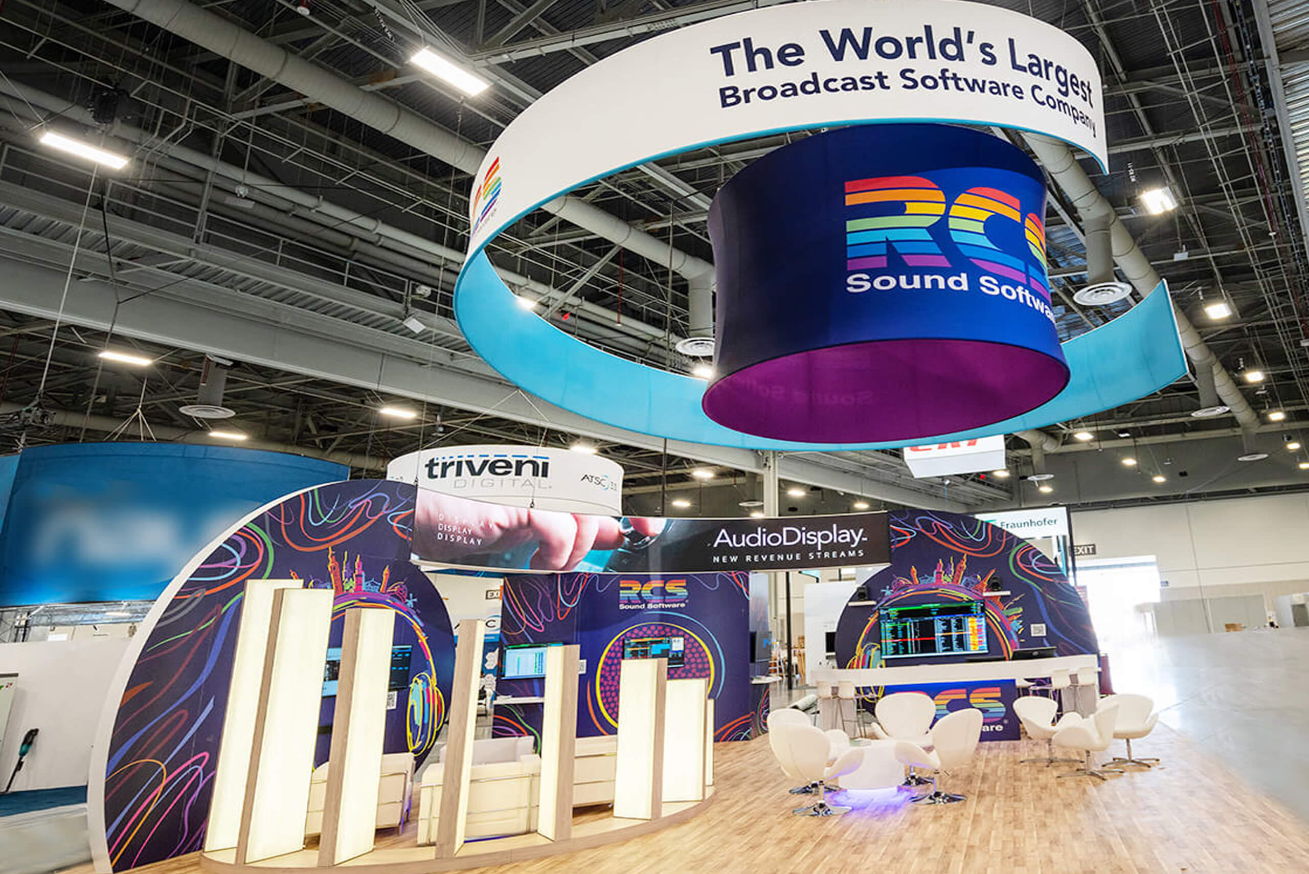 RCS 30x30 trade show booth rentals at NAB show