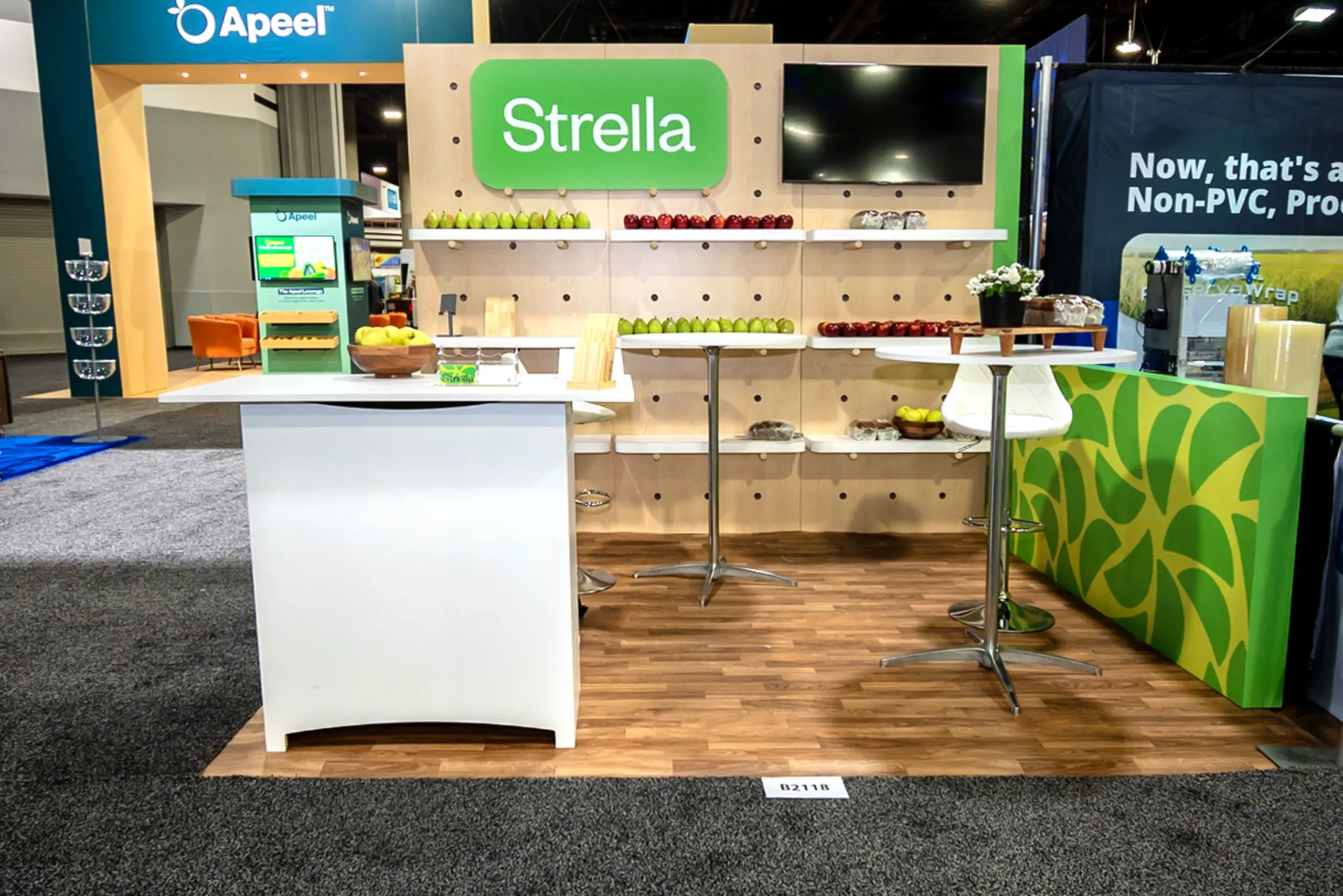 Strella 10x10 booth rental at The Global Produce & Floral Show