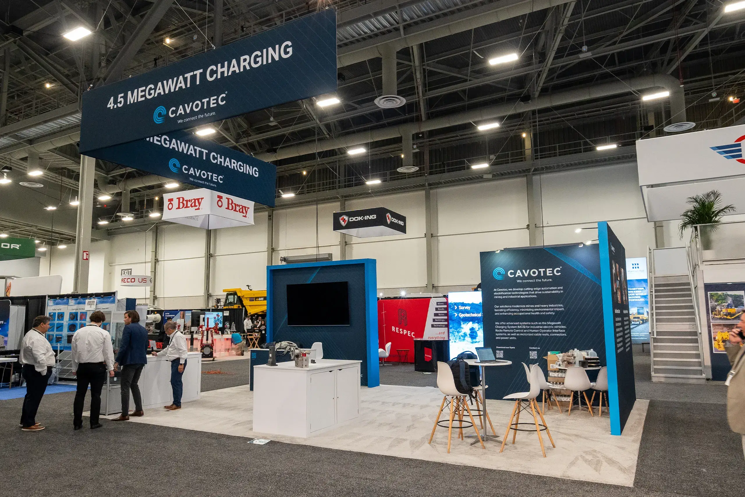 CAVOTEC 20x30 Trade Show Exhibit Rental at MINExpo International