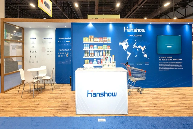 hanshow 10x30 trade show booth rental at Groceryshop
