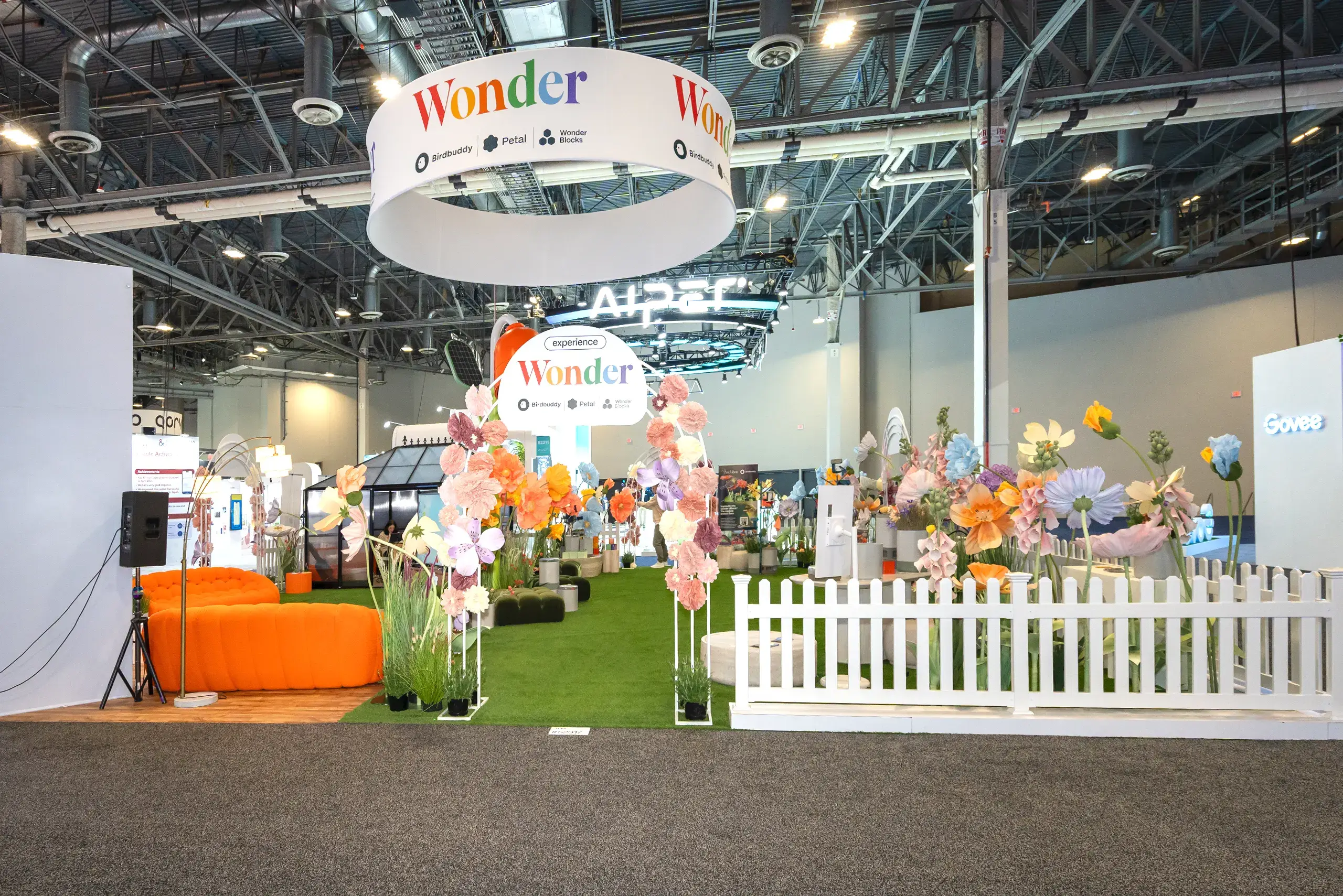 Birdbuddy Inc. 40x40 exhibit rental at CES, Las Vegas