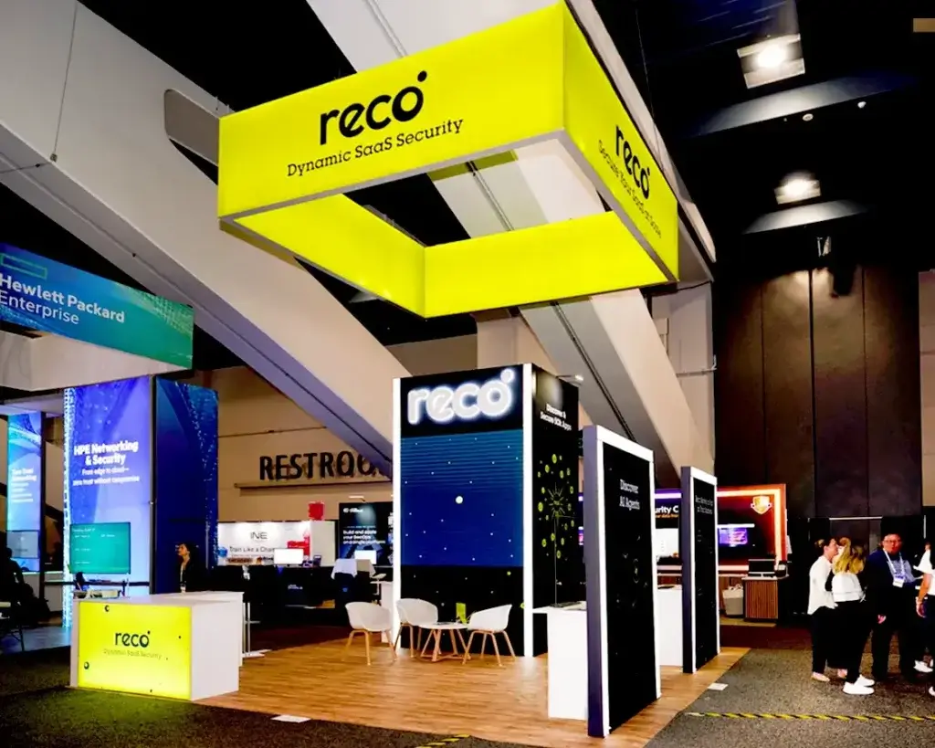 Reco 20x20 Trade Show Exhibit Rental at RSA Show 2025, San Francisco, CA