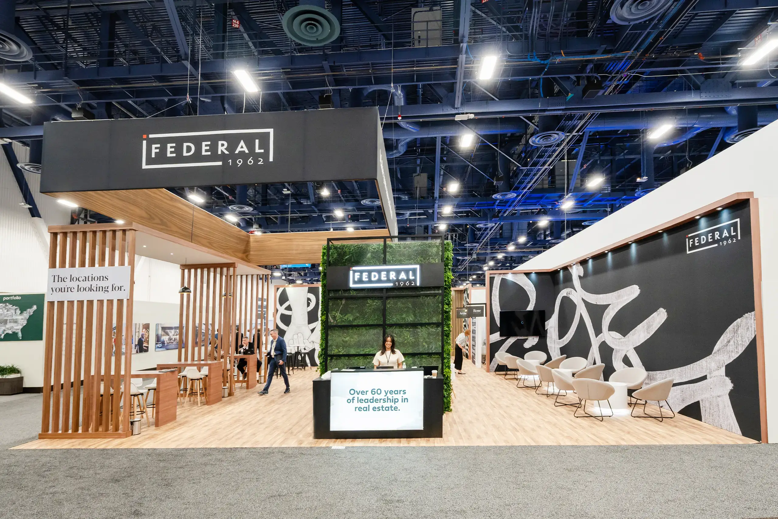FEDERAL REALTY INVESTMENT TRUST 40'x55 Exhibit Rental at ICSC Show