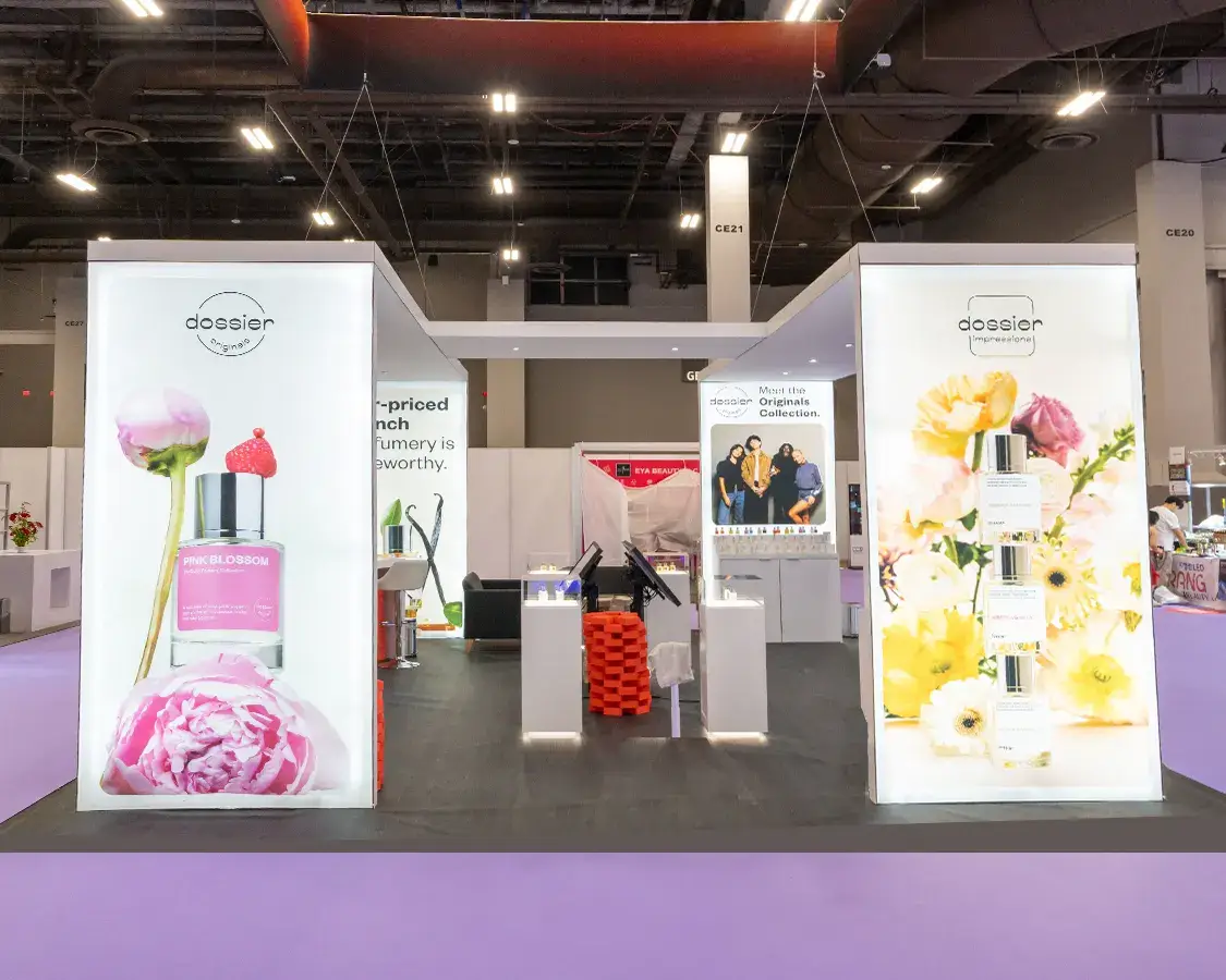 A Trade Show Exhibit with the Dossier