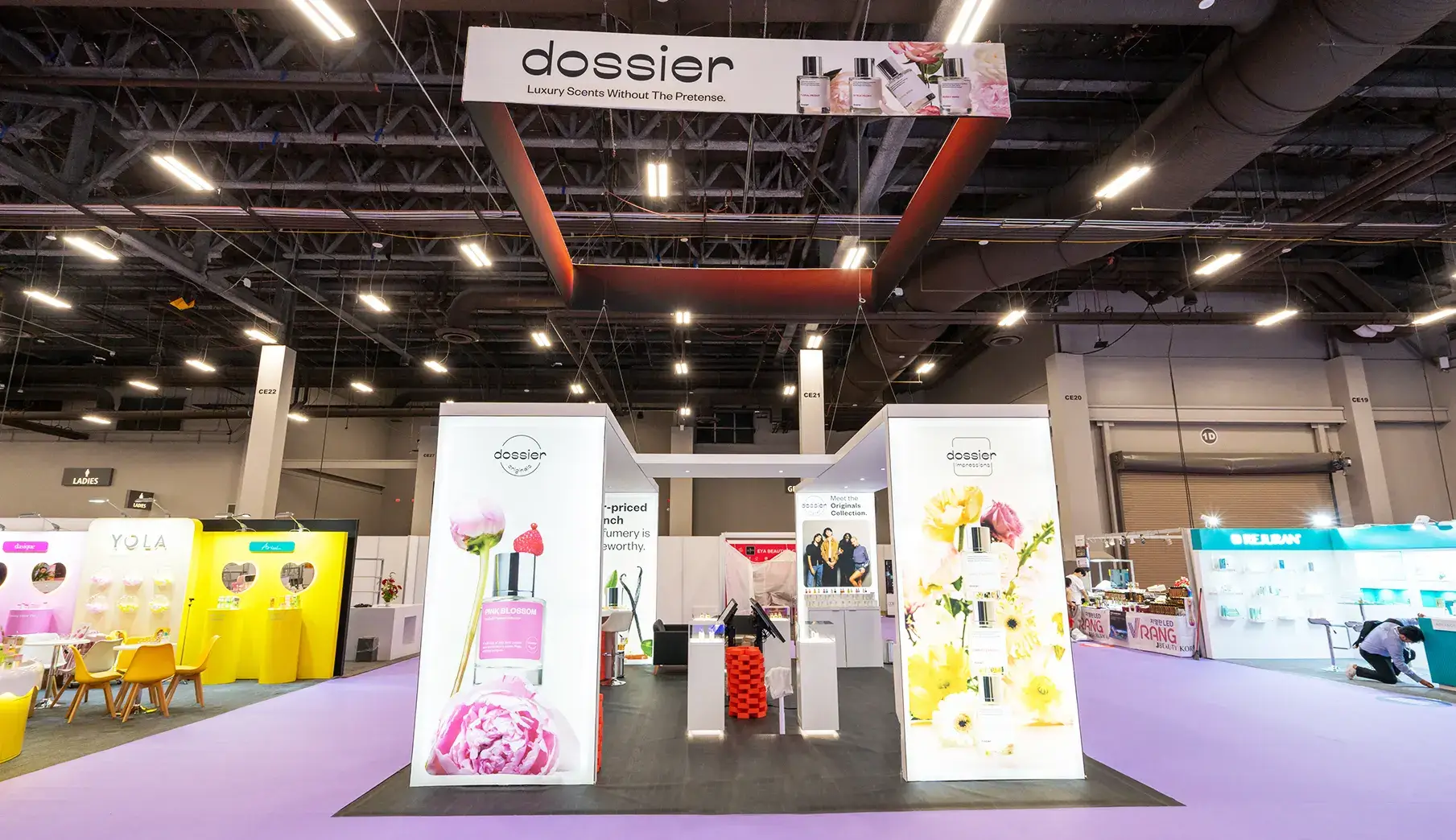 A Trade Show Exhibit with the Dossier