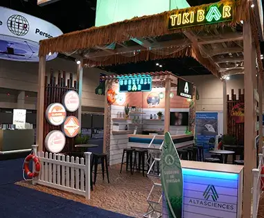 Coastal vibes on the show floor