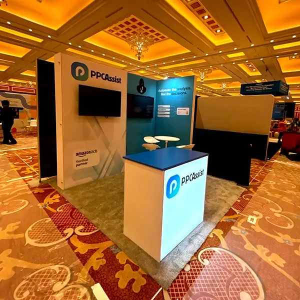 10x10 Booth Rental for PPC Assist at Prosper 2026, Designed and Built by Exponents in Las Vegas, NV