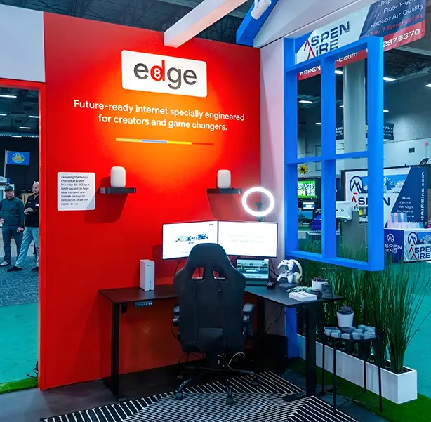 20x20 Gfiber Trade Show Booth Rental!