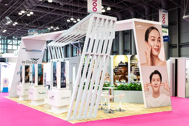 20x30 Trade Show Exhibit Rental for Wilmar at NYSCC, Designed and Built by Exponents in New York, NY